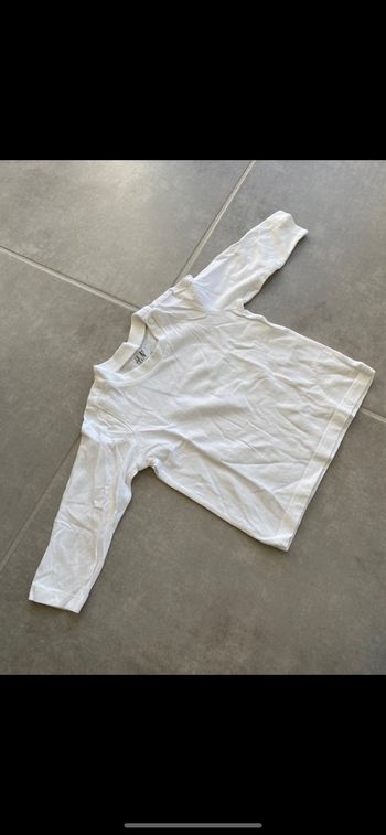 Tee shirt manches longues Coton organic mixte 3 mois