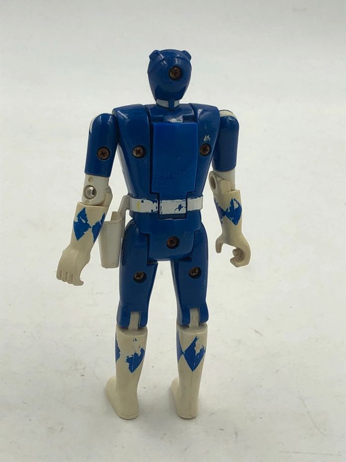 Figurine Power Rangers bleu Flip Head Bandai 1993 14 cm - photo numéro 4