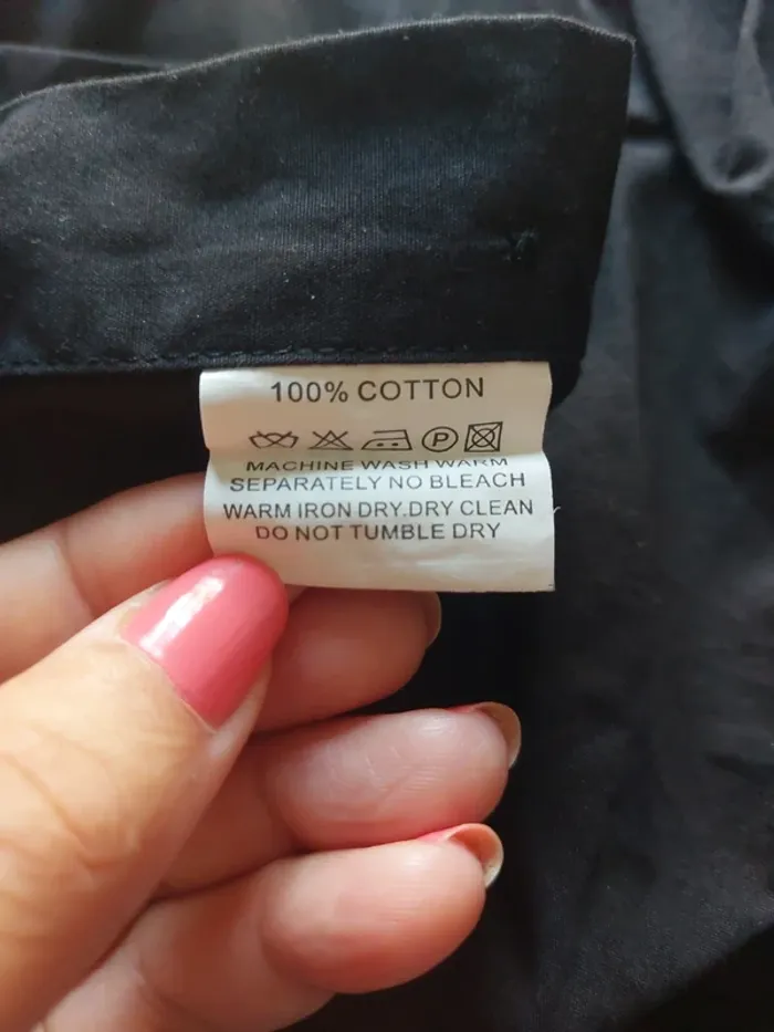 Chemise manches longues noire - photo numéro 3
