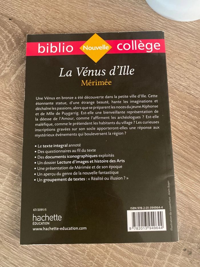 La venus d’îlle . Bibliocollege - photo numéro 3