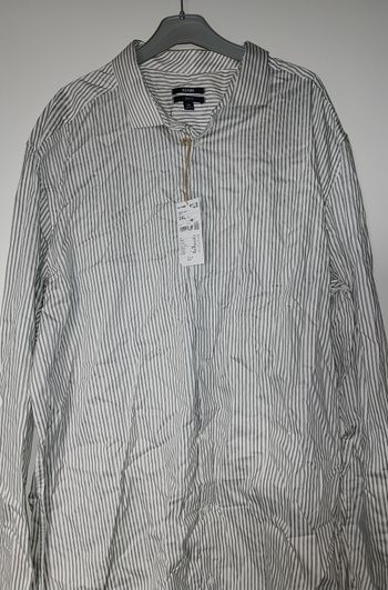 neuve Chemise manches longue homme 3XL Kiabi