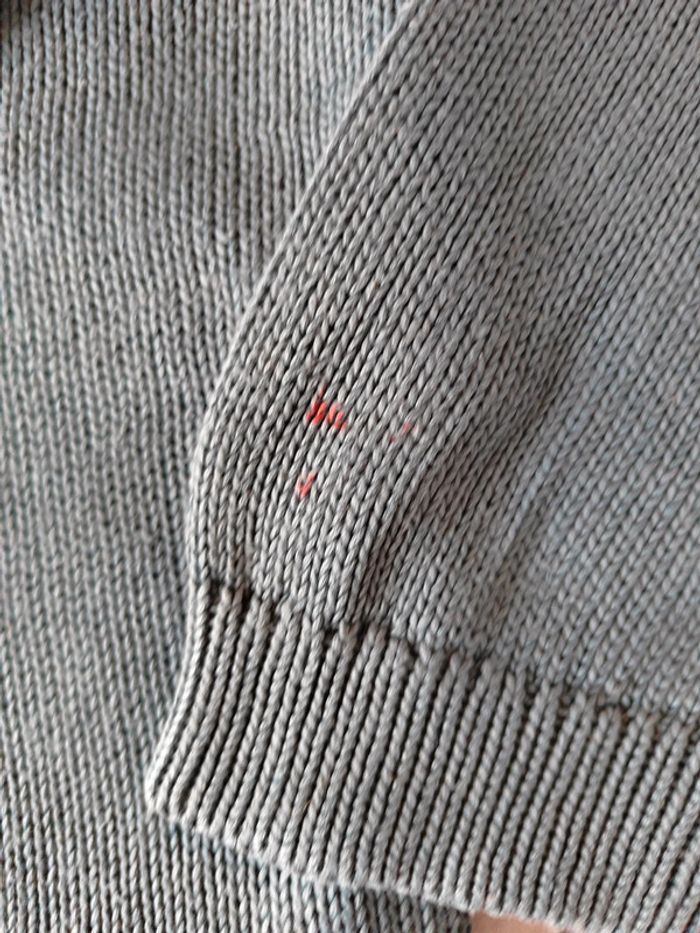 Gilet zippé bleu canard lc kids 4 ans - photo numéro 3