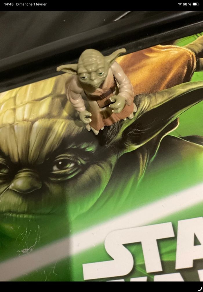 Figurine star wars de 1995 vintage LFL maître yoda