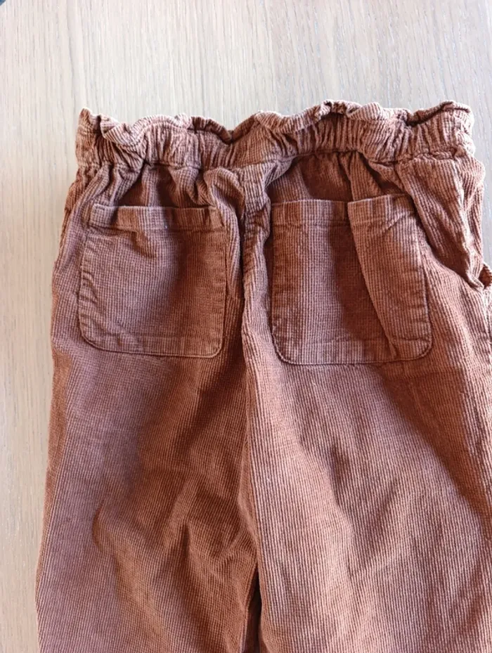 Pantalon Sergent Major 11 ans cannelle en velours - photo numéro 5