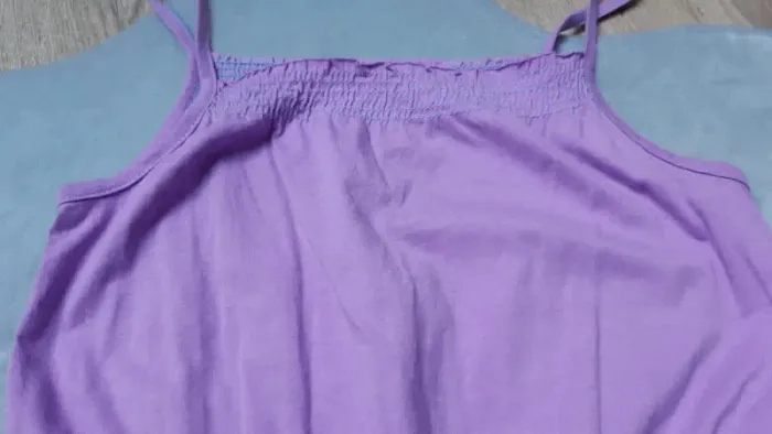 Combishort "mango" lilas 5/6 ans neuve jamais portée - photo numéro 3
