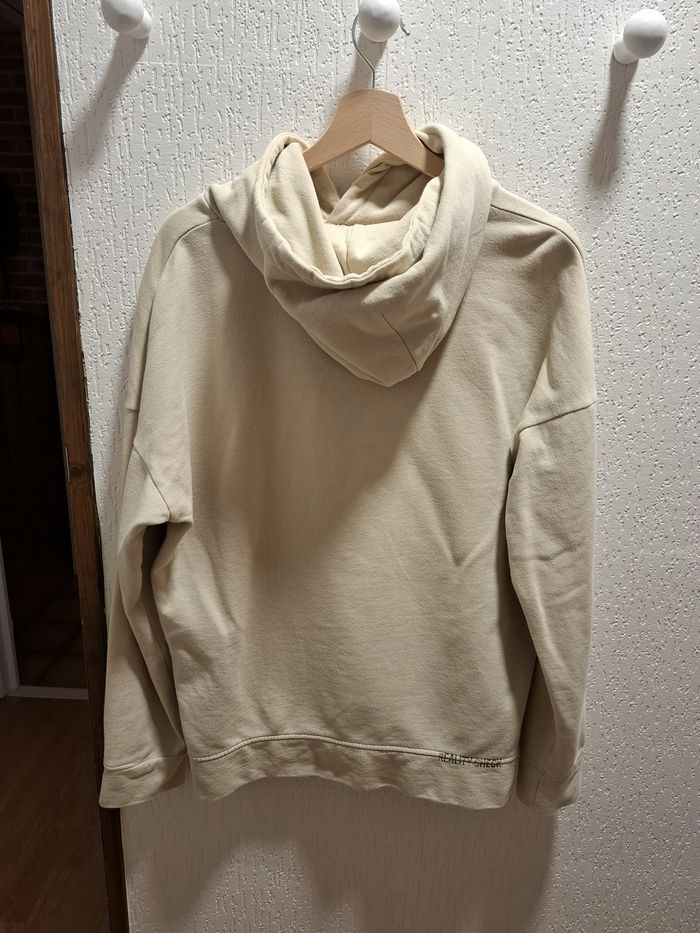 Beau sweat homme MANGO M à capuche beige poche ventrale très bon état - photo numéro 2