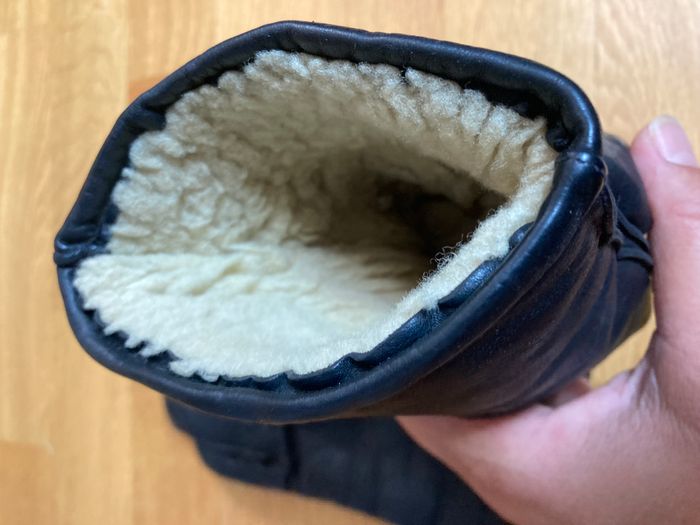 Gants homme en cuir fourrés - photo numéro 4