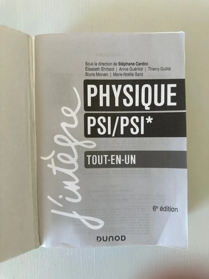 Classe préparatoire Physique PSI/PSI* - photo numéro 2