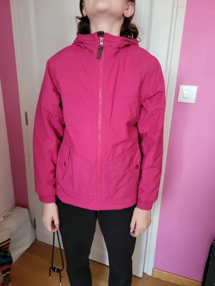 Blouson ski rose 12 ans - photo numéro 2
