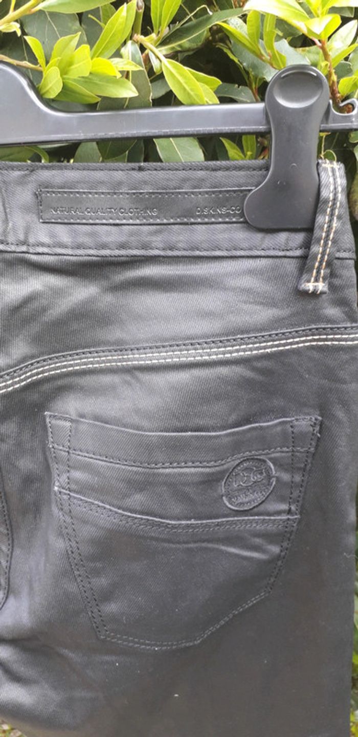 D skins co - pantalon noir enduit, slim fit taille 28 = 38 neuf - photo numéro 5