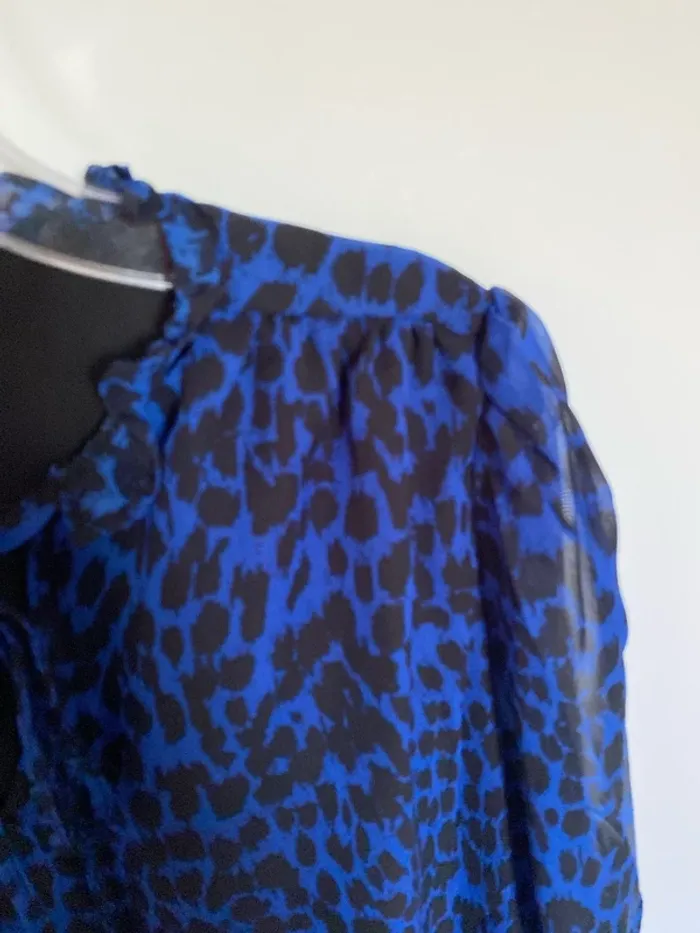 Blouse noir et bleu SHEIN - photo numéro 2