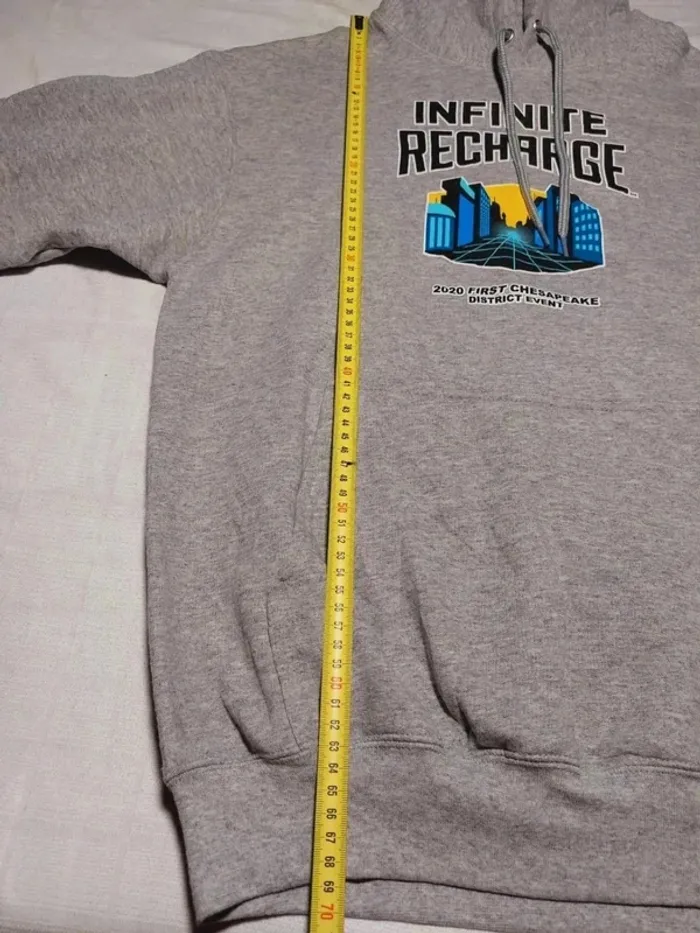 Sweat à capuche mixte Infinite Recharge Taille M - photo numéro 9