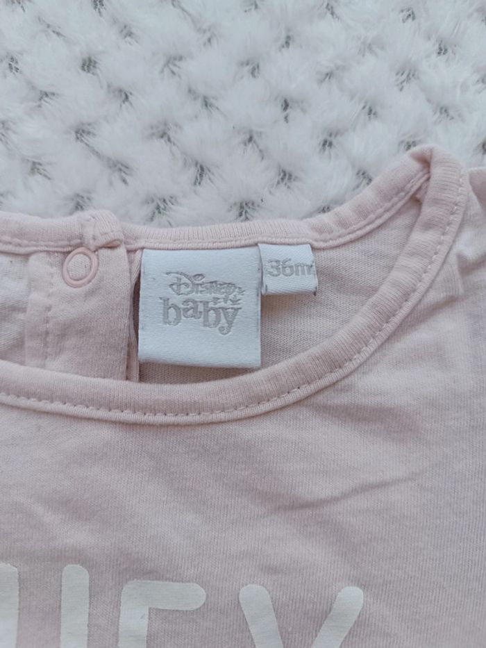 🔸 T-shirt Sans Manches Fille Bambi - Disney Baby 3 ans🔸 - photo numéro 6