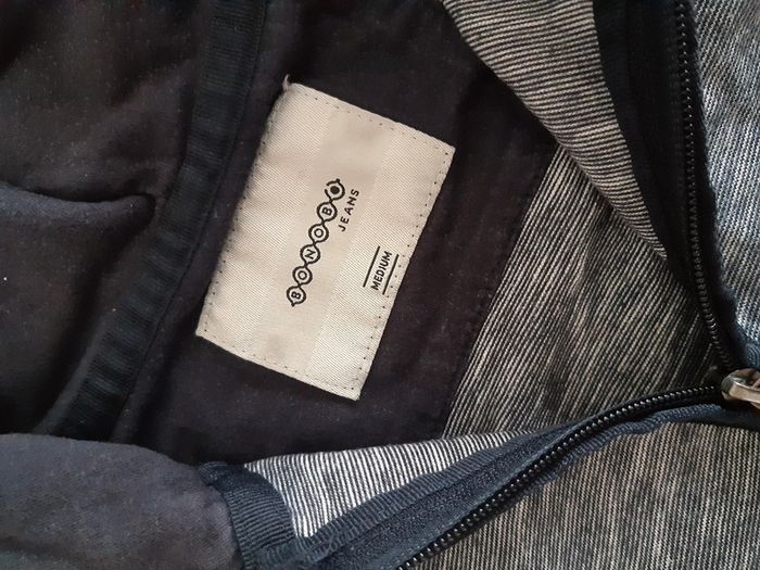 Sweat bleu marine Chiné Bonobo M avec capuche - photo numéro 2