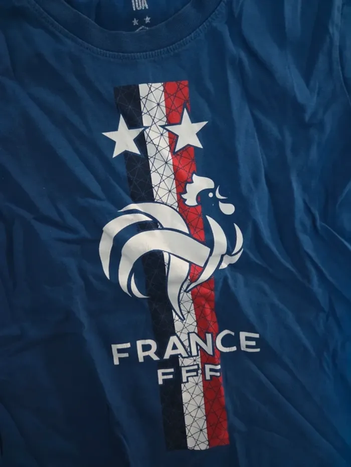 Tee shirt 10ans garçon FFF - photo numéro 3