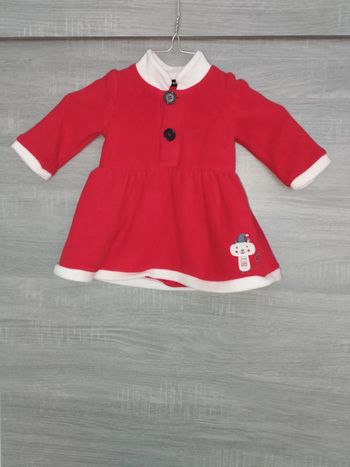 Robe rouge 9mois fille