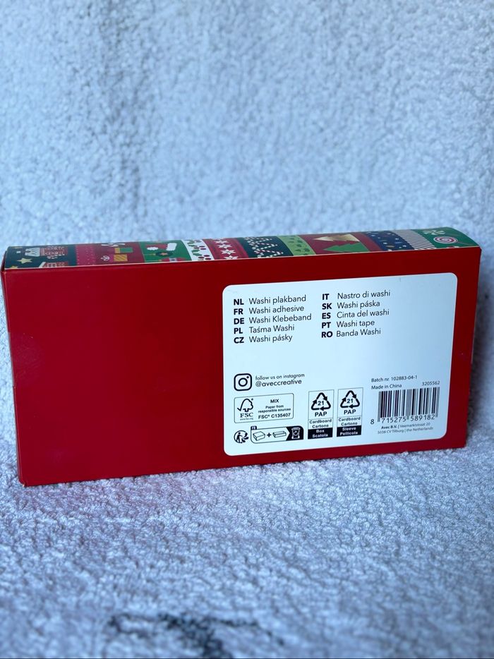25 rouleaux de Washi Tape de Noël - photo numéro 3