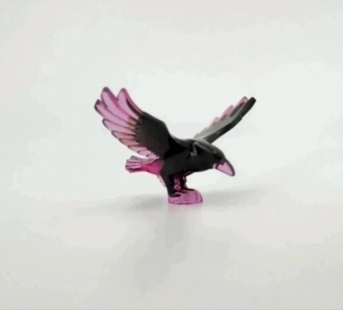 Lego Animaux Dreamzzz : Corbeau Noir et Rose Translucide aux ailes déployées - NEUF - photo numéro 2